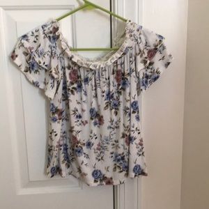 american eagle off the shoulder top